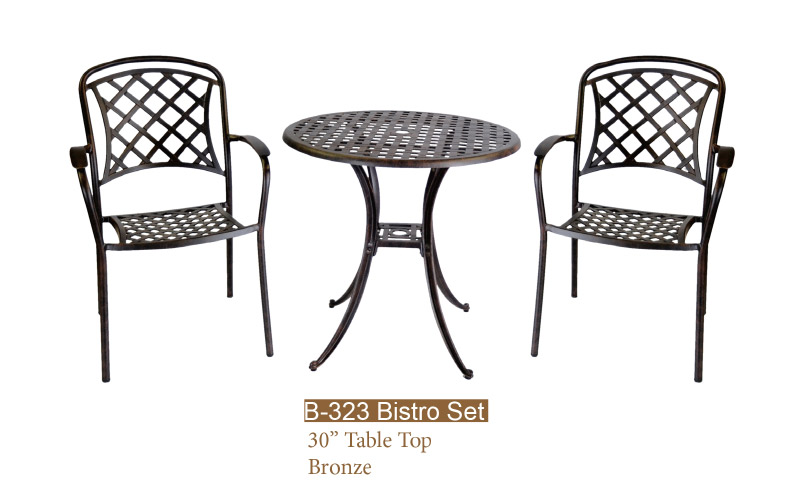 BISTRO Patio Table Set DWL Patio Furniture NJ Wholesale