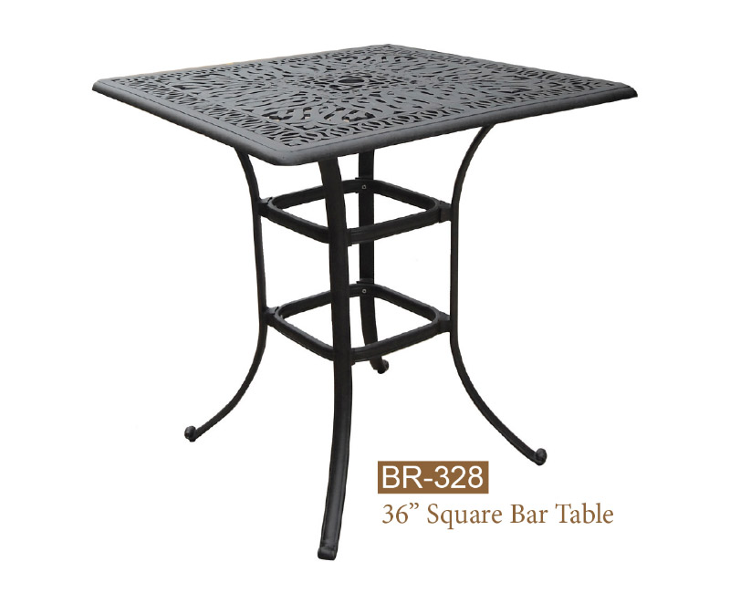 FLORAL Patio Tables DWL Patio Furniture NJ Wholesale
