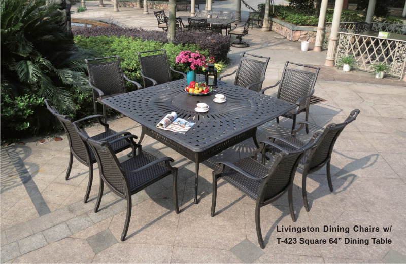 LIVINGSTON Patio Table Set DWL Patio Furniture NJ Wholesale