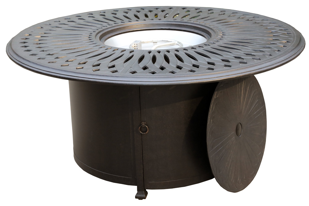 GFP-247R (52”) Diamond Round Gas Fire Pit